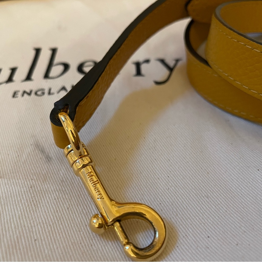 Mulberry Mustard Yellow Leather Small Tote - Picture 4 of 7